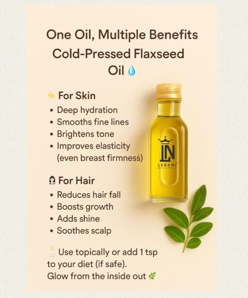 Flaxseed (Cold Pressed) Oil - Image 3