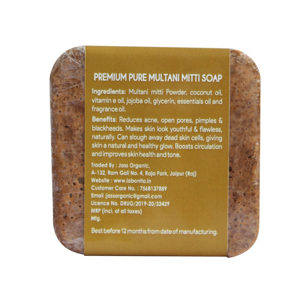 Lebami Premium Pure Multani Mitti Soap - Image 3