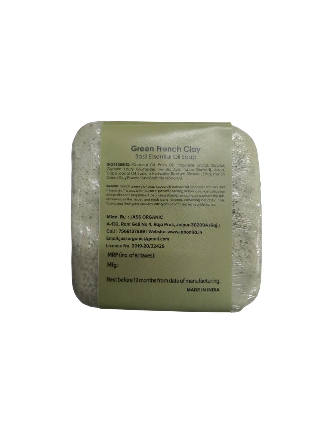 Green French Clay Soap - Image 3