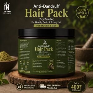 Lebami Naturals Anti-Dandruff Hair Pack (Dry Powder)