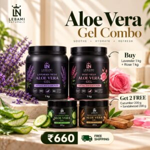 Lebami Naturals Aloe Vera Gel Combo