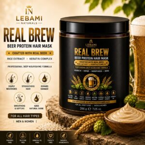 Lebami Naturals Real Brew Beer Protein Hair Mask